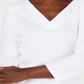 Karen Scott Top Feminino com Acabamento em Ilhós Branco Tamanho X-S