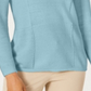 Karen Scott Suéter Feminino Patchwork Stitch Azul Tamanho Médio
