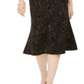 Vestido feminino 28Th Park com bainha e ombros descobertos e glitter, marrom, tamanho 12