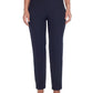 Calça casual feminina Alfred Dunner Allure, azul-marinho, tamanho 16