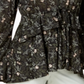 Top babydoll feminino estampado estilo &amp; co, preto, tamanho extrapequeno