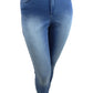 Calça jeans skinny feminina INC International Concepts, azul, tamanho 16