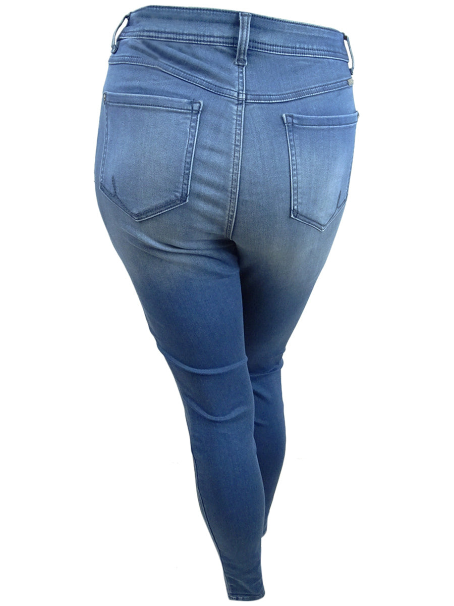 Calça jeans skinny feminina INC International Concepts, azul, tamanho 16