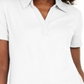 Blusa feminina Karen Scott de algodão com gola ilhós, branca, tamanho X-S
