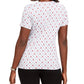 Camiseta feminina Karen Scott manga curta cinza tamanho P