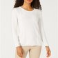 Karen Scott Suéter Feminino Patchwork com Ponto Branco Tamanho XXG
