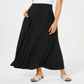 Saia longa de malha feminina Style &amp; Co, preta, tamanho pequeno M