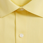 Camisa social masculina Alfani Regular Fit Officewear com botões, amarela, tamanho 15,5x34-35/M