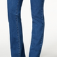 Calça jeans feminina Charter Club Lexington reta azul tamanho 18x4,5