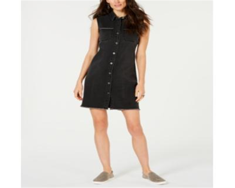 Vestido-camisa jeans feminino Style &amp; Co, cinza, tamanho 14