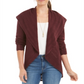 Cardigan Pointelle Feminino Estilo &amp; Co Roxo Tamanho X-Grande
