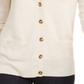 Cardigan feminino de lã merino com decote em V, marrom, tamanho grande, Charter Club