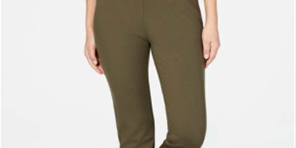 Calça Ponte Feminina Cambridge Pull-on Charter Club Verde Tamanho 16 P