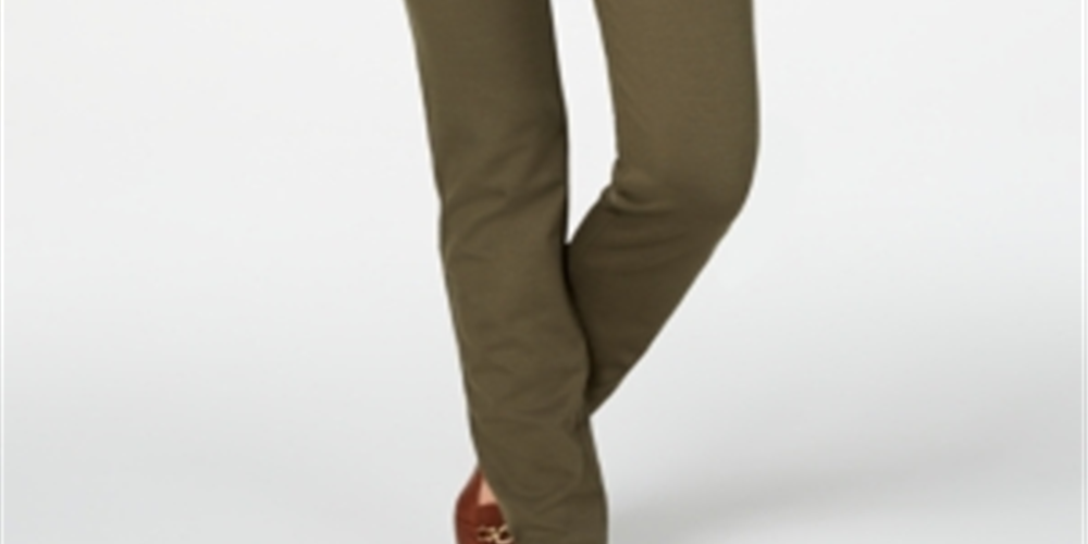 Calça Ponte Feminina Cambridge Pull-on Charter Club Verde Tamanho 16 P