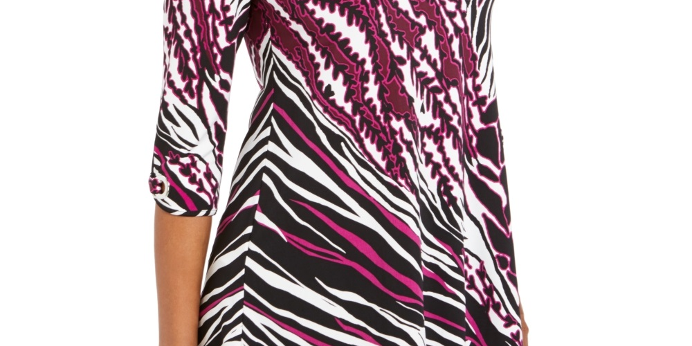 Túnica feminina com ilhós e ombros descobertos, rosa, tamanho médio, da coleção JM