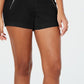 Shorts feminino Thalia Sodi com bolso e zíper, preto, tamanho médio