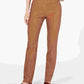 Calças femininas Charter Club Cambridge Skinny Pull-On com controle de barriga, tamanho 4, marrom