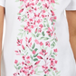 Blusa feminina com estampa floral Karen Scott - Branca, tamanho P