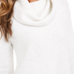 Suéter feminino estilo &amp; co com gola alta, tamanho PP, branco