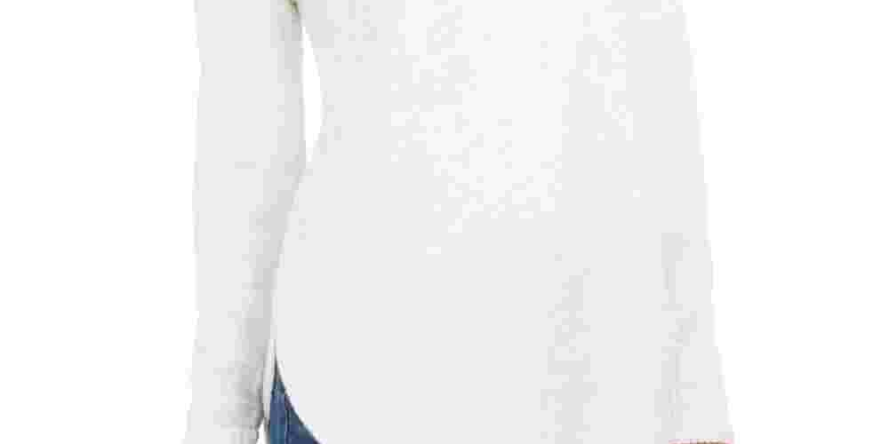 Suéter feminino estilo &amp; co com gola alta tamanho natural PS