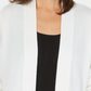 Karen Scott Cardigan Feminino Frente Aberta Branco Tamanho PL