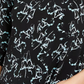 Top Alfani Feminino Petite Estampado com Bainha em V Preto Tamanho P