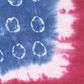 Camiseta feminina tingida com bandeira americana estilo &amp; co, rosa, tamanho médio