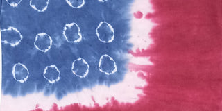 Camiseta feminina tingida com bandeira americana estilo &amp; co, rosa, tamanho médio