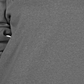 Moletom feminino Karen Scott Fleece, cor carvão, tamanho extragrande