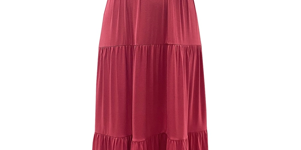 Vestido feminino sem mangas em camadas estilo &amp; co, rosa, tamanho pequeno