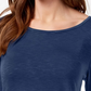 Top de chiffon feminino Style &amp; Co, azul, tamanho X-S