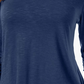 Top de chiffon feminino Style &amp; Co, azul, tamanho X-S