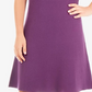 Vestido suéter feminino NY Collection Scalloped Fit &amp; Flare Rosa Tamanho Petite S