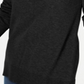 Suéter feminino Karen Scott Plush com costura frontal, preto, tamanho XS