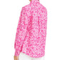 Blusa estampada de linho feminina Charter Club, rosa, tamanho grande