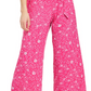 Macacão feminino com cinto estampado Charter Club rosa tamanho 14