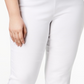 Calça Capri Feminina JM Collection Branca Tamanho 0X