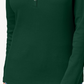 Karen Scott Top Henley de Algodão Feminino Verde Tamanho X-G