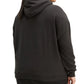 Moletom com capuz feminino Levi's Trendy Plus Logo, preto, tamanho 1X