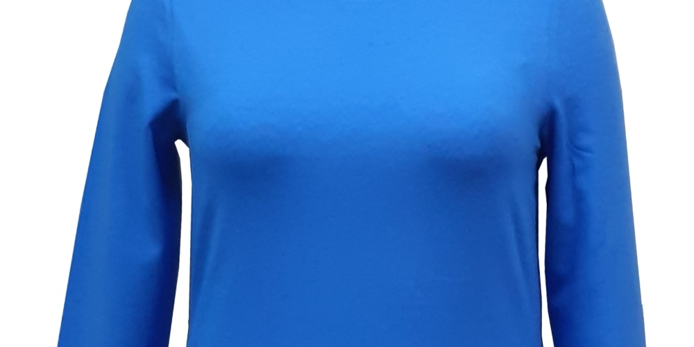 Blusa feminina de manga comprida Style &amp; Co, azul, tamanho grande