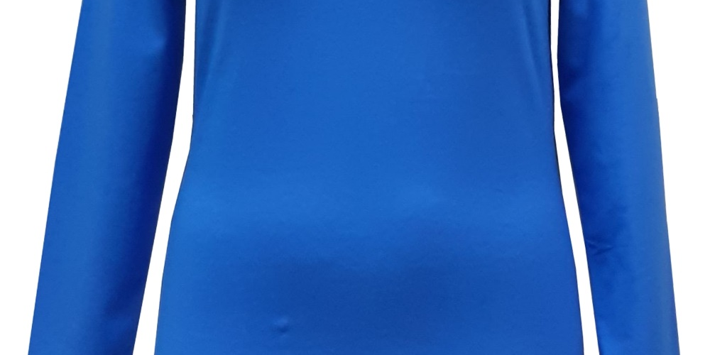 Blusa feminina de manga comprida Style &amp; Co, azul, tamanho grande