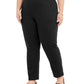 Calça skinny plus size feminina Charter Club, preta, tamanho 20W