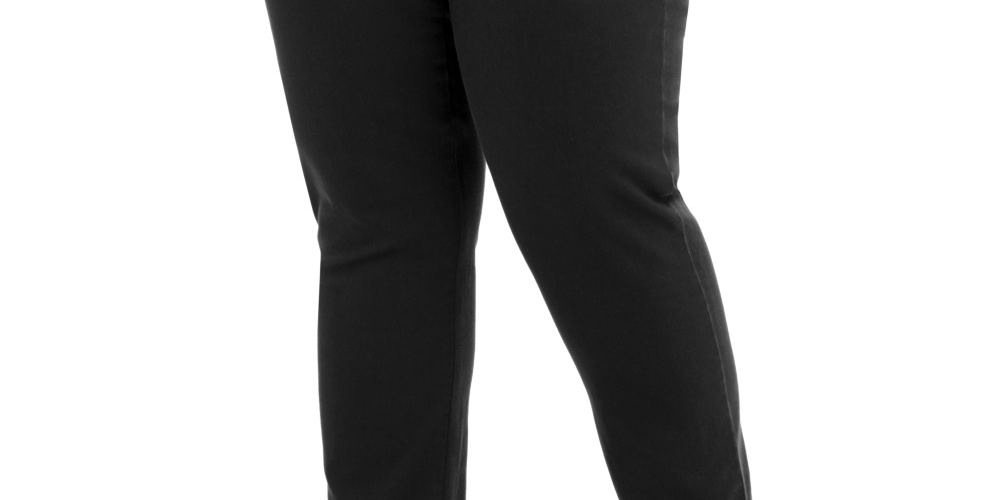 Calça skinny plus size feminina Charter Club, preta, tamanho 20W
