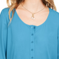Blusa feminina estilo swing roxa tamanho grande