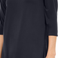 Blusa feminina Alfani com recorte assimétrico, azul, tamanho pequeno e pequeno