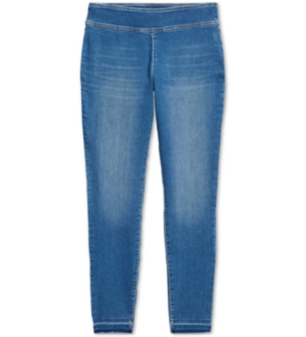 Calças jegging jeans femininas da INC International Concepts, azul, tamanho 10