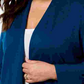 Cardigan feminino Alfani com mangas amarradas, verde, tamanho 0X