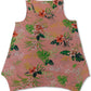 Regata feminina estampada com bainha assimétrica estilo &amp; co rosa tamanho extragrande