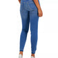 Calças jegging jeans femininas de cintura média, azul, tamanho 10, da INC International Concepts