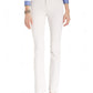 Calça jeans feminina Charter Club Lexington Tummy Control com perna reta, bege, tamanho 18